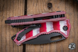 Heretic Knives "Medusa" Automatic Candy Cane G-10 3" MagnaCut Tanto DLC H011-6A-CANDY