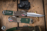 Heretic Knives Manticore X OTF Automatic A10 Edition 3.75" Bowie Stonewash H030BF-2A-A10