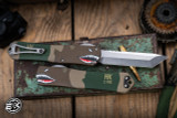 Heretic Knives Manticore X OTF Automatic A10 Edition 3.75" Tanto Stonewash H031F-2A-A10