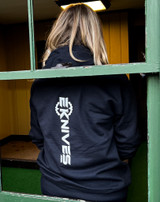 EKnives "EK" Logo Hoodie Sweatshirt Unisex Black/White