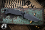 Jason Knight Forge Studio Kestral EDC Carbon Fiber Fixed Blade Knife 3.25" PVD 