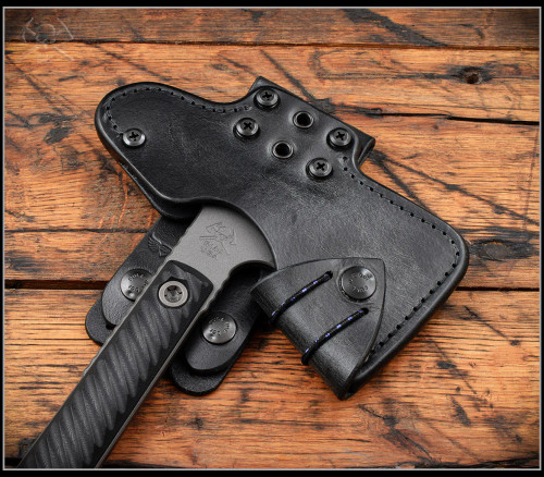 Chattanooga Leatherworks/RMJ Tactical Jenny Wren Leather Sheath Black