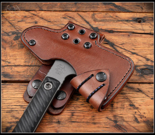 Chattanooga Leatherworks/RMJ Tactical Jenny Wren Leather Sheath Brown