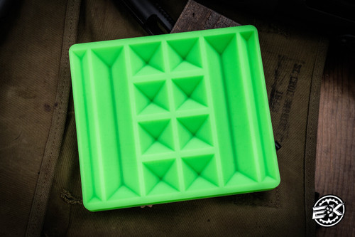 JRW Gear Multi Pocket Flex Tray - Green Glow