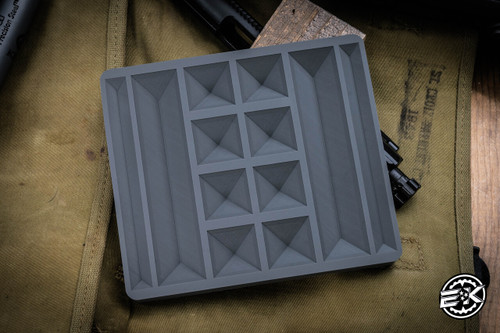 JRW Gear Multi Pocket Flex Tray - Concrete Gray