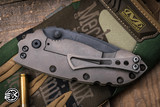 Preowned-Direware TAD Gear Solo V2 Green G10  3.5" Black Tumbled