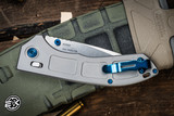 Preowned-Benchmade 748 Narrows AXIS Lock Folding Knife Titanium 3.4" Drop Point Satin  748