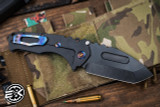 Medford Praetorian T Folding Knife DLC Black Titanium 3.75" Tanto DLC