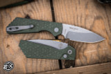 ProTech Strider PT Automatic Knife Gridlock Green Aluminum 3" Magnacut Stonewash PT205-GRIDLOCK