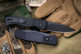  ProTech TR-2 Tactical Response Operator Automatic Folding Knife Textured Aluminum Tritium Button 3" MagnaCut Black T203