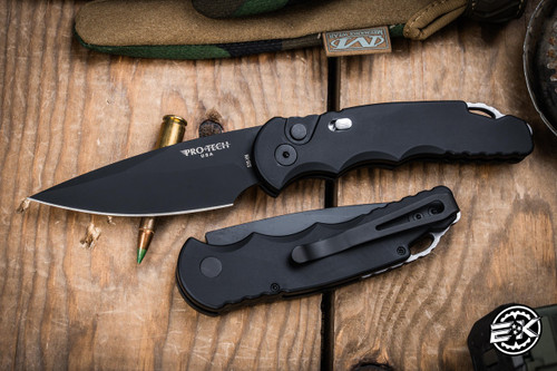 ProTech TR-5 Tactical Response Automatic Knife 3.25" S35VN Black DLC  T503