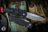 ProTech TR-3 X1 Tactical Response Automatic Knife Black Fish Scale 3.5" Stonewash TR-3X1