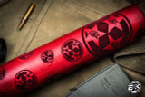 RMJ Tactical Angry Steve EK Tri-Star Red Hard Maple Bat 24" EKnives EKclusive 