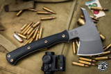 RMJ Tactical Pathfinder Black G10  Tomahawk 6" Tungsten Cerakote