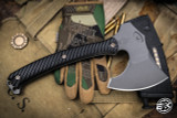 RMJ Tactical WeeZerker Tomahawk Black G10 Bronze Accents 5" Tungsten Cerakote