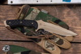 Spartan Blades Ares Fighter Combat Utility Fixed Blade Knife Black Micarta 5.4" MagnaCut FDE w/ Nylon Sheath  SB1