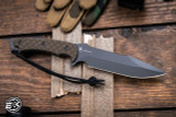 Spartan Blades Horkos Combat Utility Fixed Blade Knife Green Micarta 5.7" MagnaCut DLC w/ Nylon Sheath  SB4