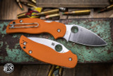 Spyderco Sage 5 Lightweight Compression Lock Burnt Orange 3" Satin SPY27 