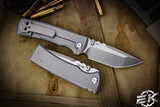 Chaves Knives Ultramar Redencion Street Titanium Framelock 3.5" Tanto