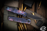 Tactile Knife Co. "Rockwall" Deep Space Titanium Folding Knife 2.84" MagnaCut