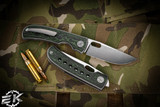  WingManEDC/Tom Mayo MTNT Mach 3 Titanium Green CF Inlay 2.8" Blasted