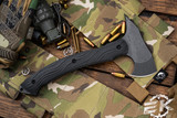 Toor Knives Tomahawk Carbon Black G10 Fixed Blade 11" Black Oxide w/Kydex Sheath