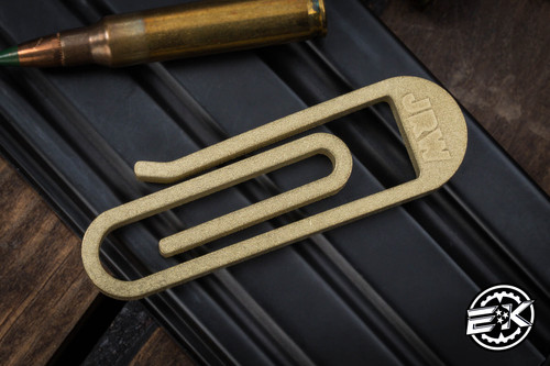 JRW Gear Tough Clip Key Hook - Brass