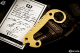 Blackside Customs T-Bot Brass Stonewashed Tactical Tool/Bottle Opener 5"