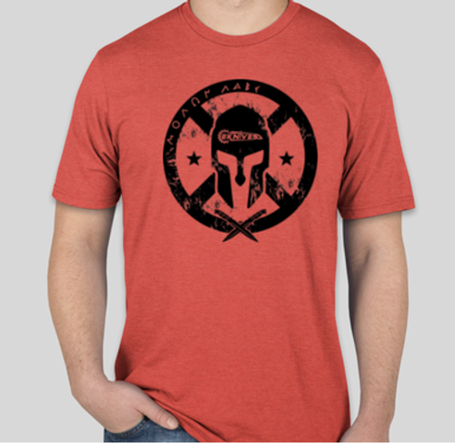 EKNIVES Molon Labe Red SS T-Shirt Tri-Blend