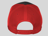 EK Logo Snapback Trucker Hat One Size Fits All Richardson Twill Gray/Red